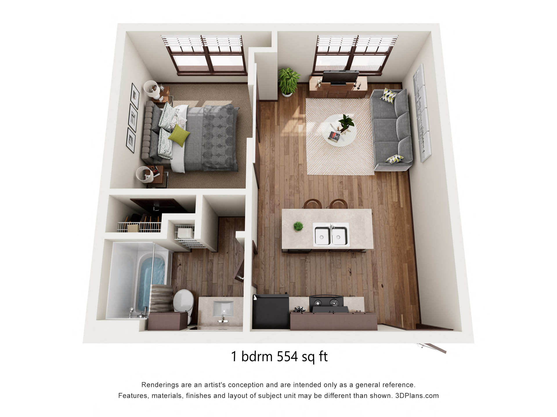 Suite A Floorplan